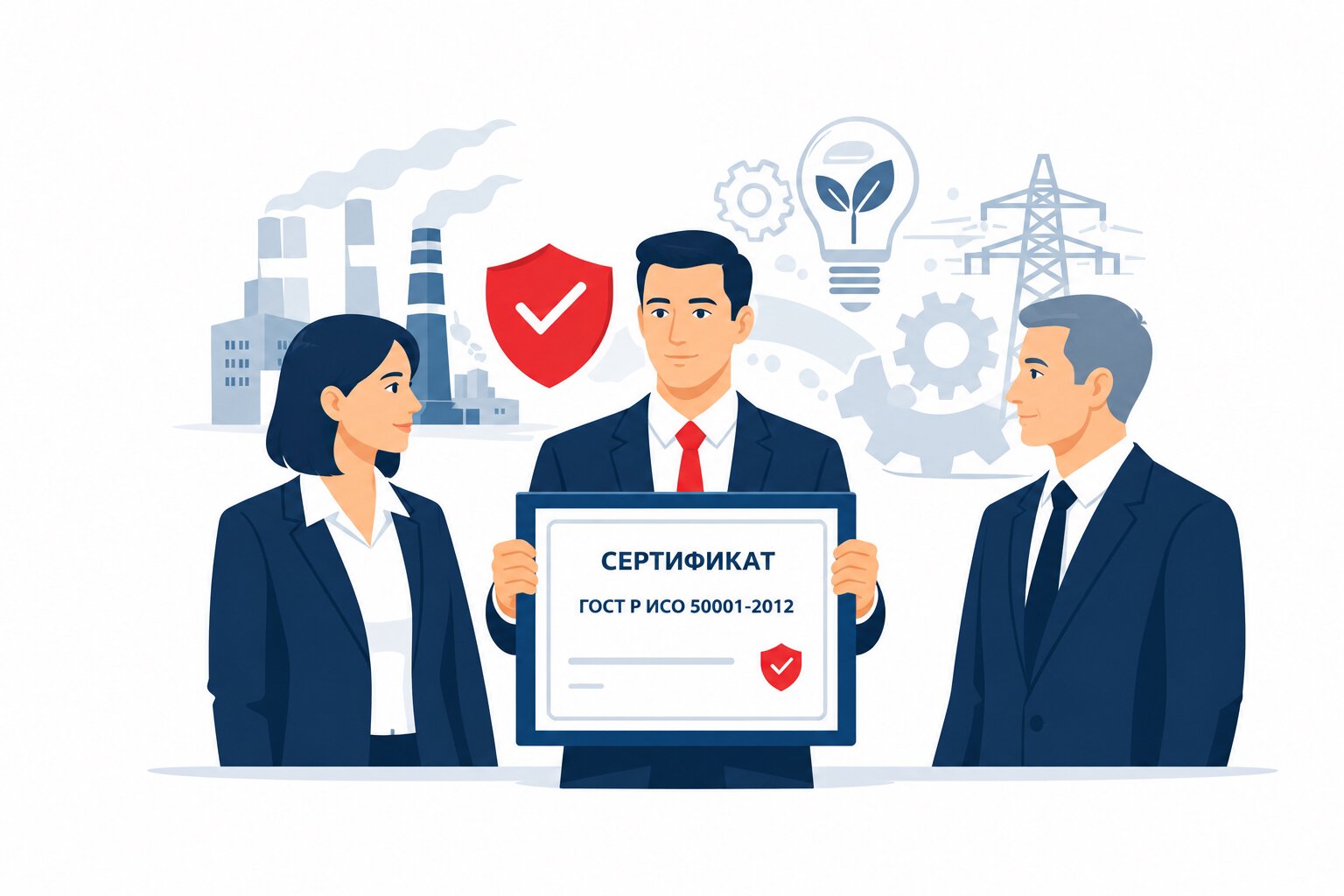 Оформление сертификата ГОСТ Р ИСО 50001-2012 в Рязани и по всей Рязанской области
